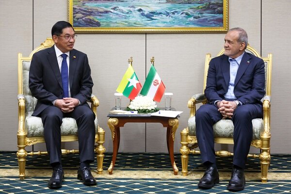 پزشکیان:تصویر روشنی از ظرفیتهای همکاری میان ایران و میانمار وجود دارد پزشکیان:تصویر روشنی از ظرفیتهای همکاری میان ایران و میانمار وجود دارد