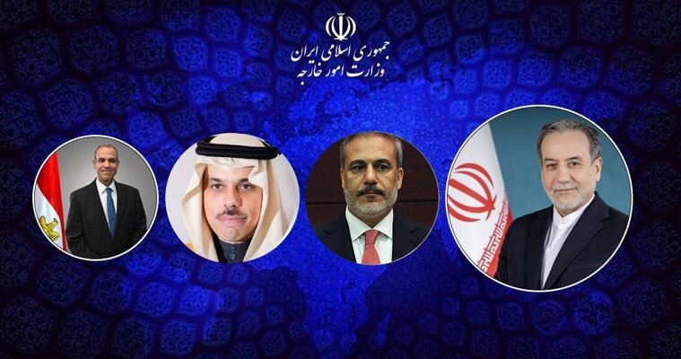 وزیر امور خارجه ایران با وزرای خارجه ترکیه، مصر و عربستان گفتگو کرد وزیر امور خارجه ایران با وزرای خارجه ترکیه، مصر و عربستان گفتگو کرد