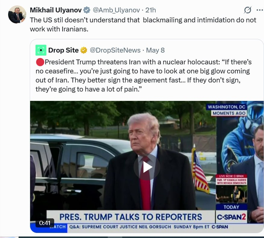 روسیه: آمریکا هنوز نفهمیده باجگیری در برابر ایران جواب نمیدهد