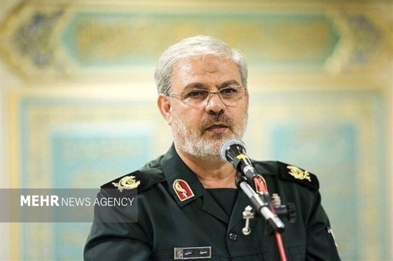 سردار محبی: آسمان سرزمین های اشغالی در تصرف موشک های ایران است سردار محبی: آسمان سرزمین های اشغالی در تصرف موشک های ایران است
