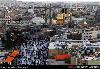 مسافران نوروزی در قم