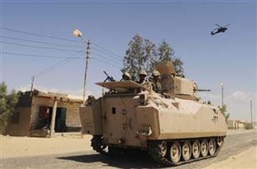 ۹۸ کشته در عملیات نظامی ارتش مصر در صحرای سینا