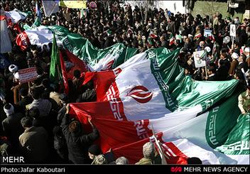 مسیرهای 10 گانه راهپیمایی 22 بهمن در تهران اعلام شد