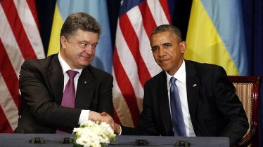 رایزنی اوباما با رئیس جمهور اوکراین