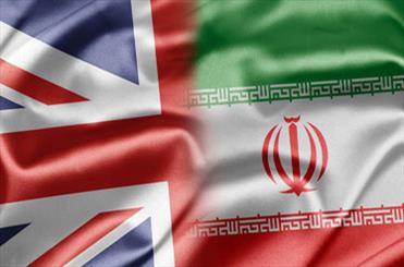 پرچم ایران و انگلیس 