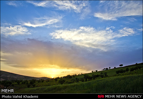 طبیعت بهاری روستای بدرانلو 