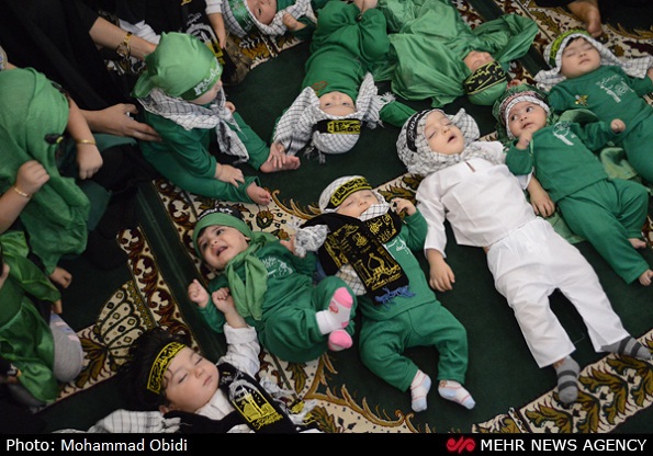 "همایش شیرخوارگان مهدوي" در بوشهر 