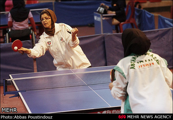 مسابقات باشگاهی تنیس روی میز بانوان در اصفهان
