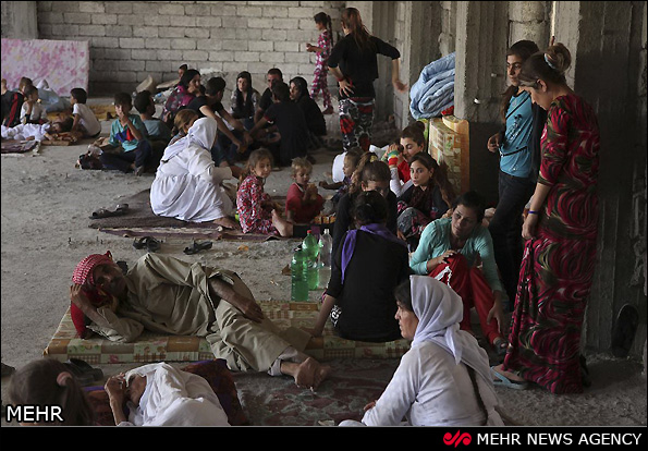 فرار ایزیدی های عراق از دست داعش‎