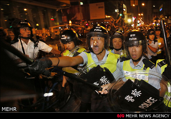 ادامه اعتراضات در هنگ کنگ 