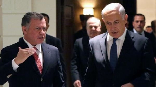 دیدار محرمانه نتانیاهو و پادشاه اردن