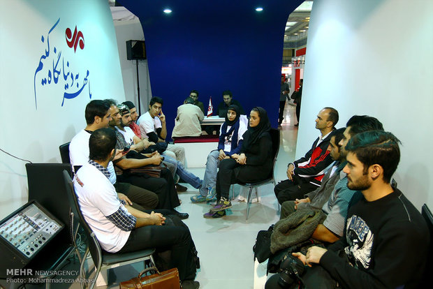 غرفه خبرگزاری مهر در سومین روز از بیستمین نمایشگاه مطبوعات