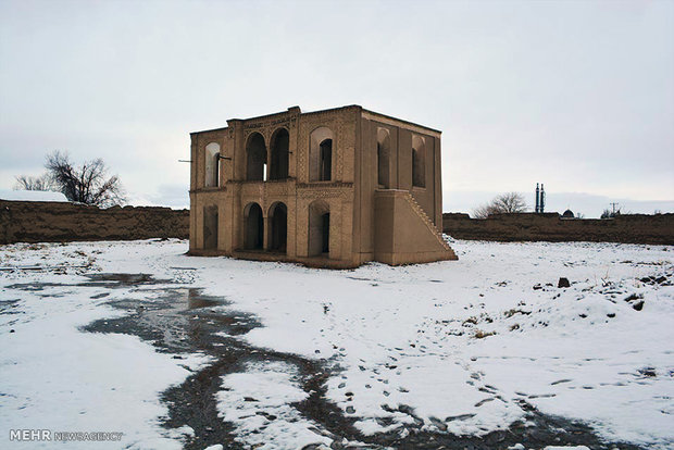 بارش برف در سیرجان 