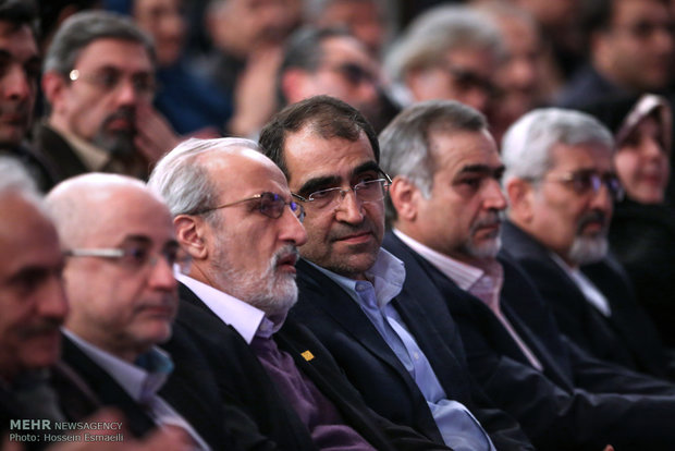 سید حسن قاضی زاده هاشمی وزیر بهداشت، درمان و آموزش پزشکی در  همایش ملی مبارزه با سرطان