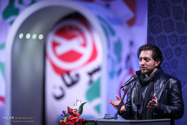 بهرام رادان بازیگر در همایش ملی مبارزه با سرطان