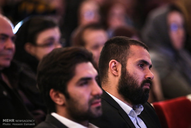 محمد نصرتی قوتبالیست در همایش ملی مبارزه با سرطان