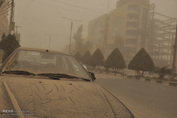 گرد و غبار شدید در خوزستان