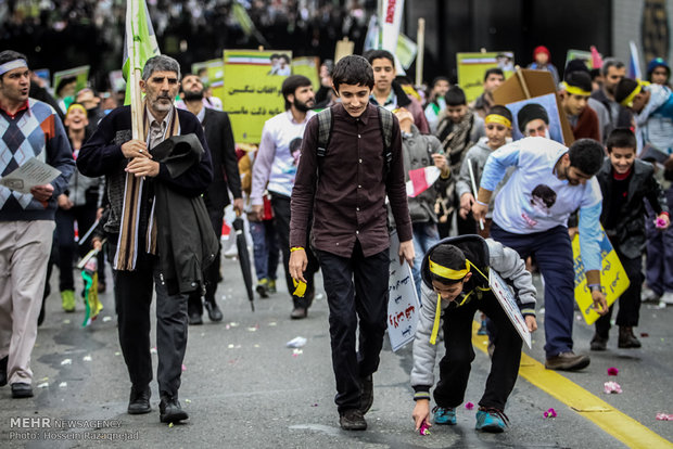 راهپیمایی یوم الله 22 بهمن در تهران