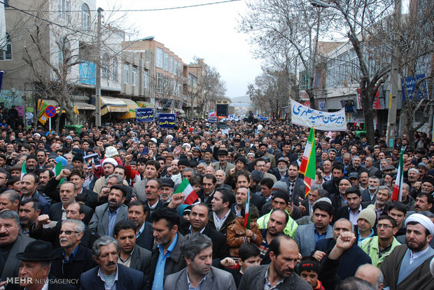 راهپیمایی 22 بهمن در اهر