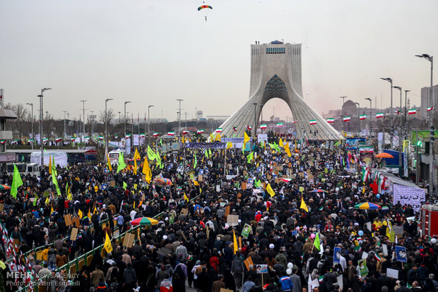 راهپیمایی یوم الله 22 بهمن در تهران