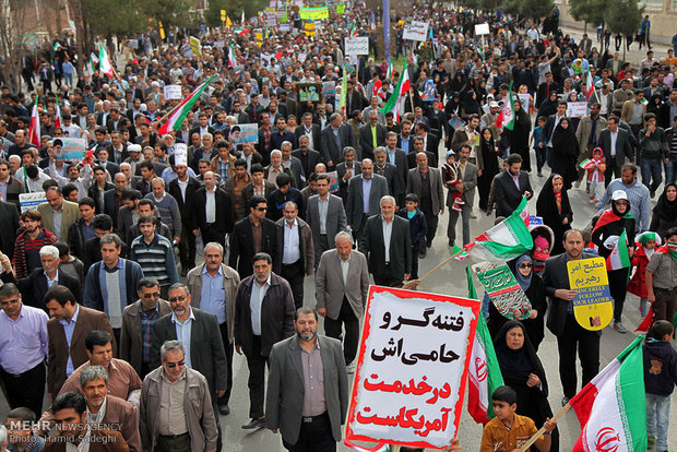 راهپیمایی یوم الله 22 بهمن در کرمان