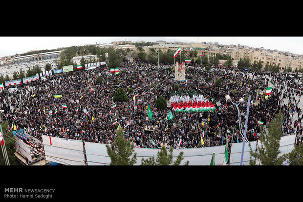 راهپیمایی یوم الله 22 بهمن در کرمان