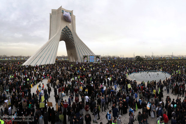 راهپیمایی یوم الله 22 بهمن در تهران