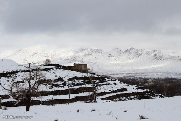 بارش برف در شهمیرزاد