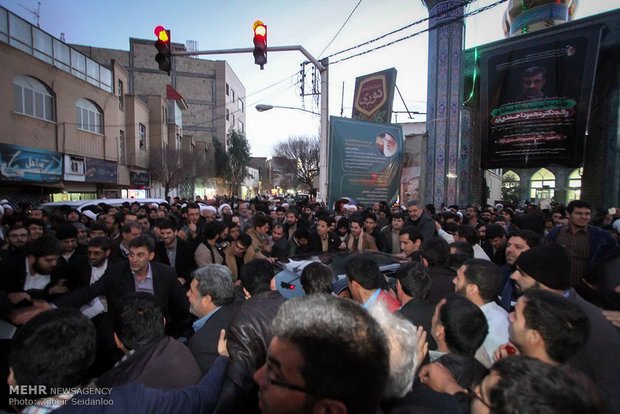 مجلس ترحیم والده محمود احمدی‌نژاد در قم