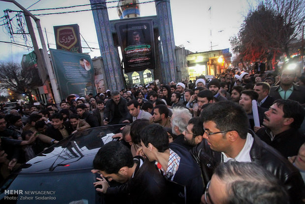 مجلس ترحیم والده محمود احمدی‌نژاد در قم