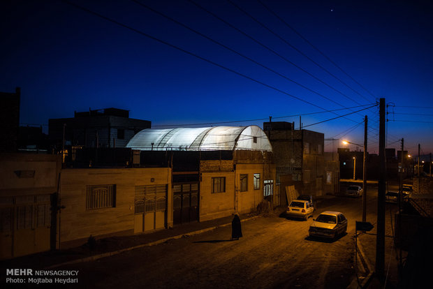 نمای بیرونی منزل رمضان رستمی فعال عرصه اقتصاد مقاومتی شهرستان بریجند