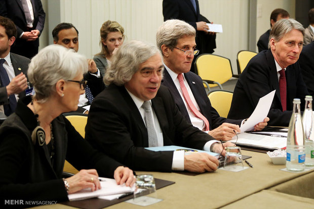 نشست وزرای امور خارجه گروه ۱+۵ و ایران - لوزان سوئیس