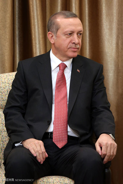 دیدار رییس جمهوری ترکیه با رهبر انقلاب