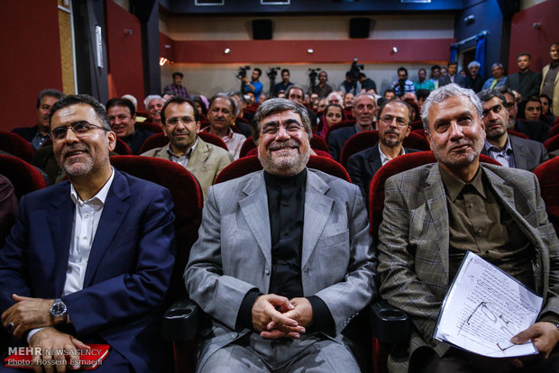 دیدار نوروزی علی جنتی وزیر فرهنگ و ارشاد اسلامی و علی ربیعی تعاون،کار و رفاه اجتماعی با اعضای خانه سینما