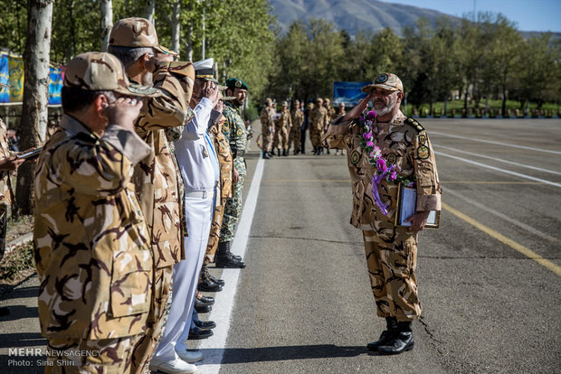 مراسم صبحگاه مشترک نیروی زمینی ارتش