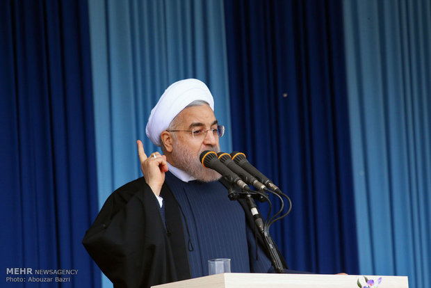 Iran's pres. rules out negotiations on 'defensive weapons'