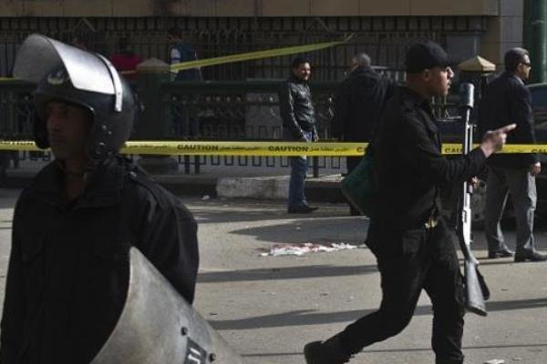 انفجار امام مبنى القنصلية الايطالية بالقاهرة
