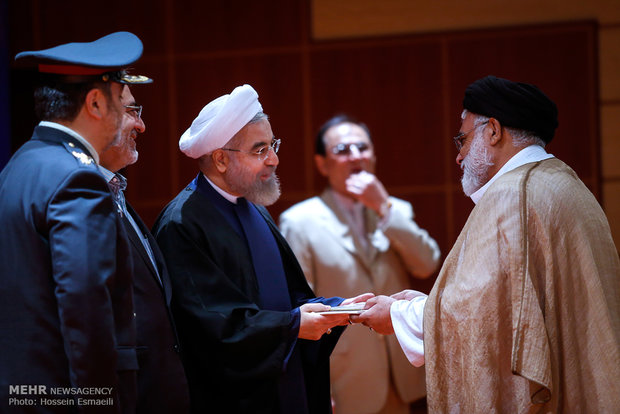 بیستمین همایش سراسری فرماندهان و مدیران ناجا با حضور حجت السلام حسن روحانی رئیس جمهور