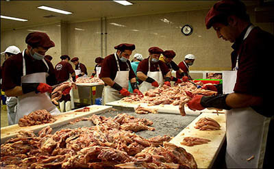 نگرانی وزارت بهداشت تولید غیر بهداشتی خمیر مرغ است