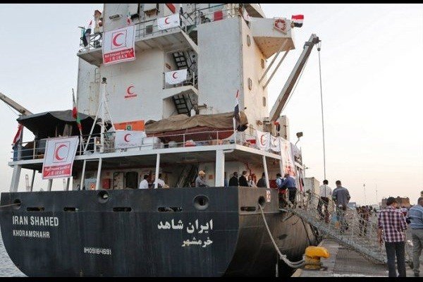 Iran sends humanitarian aids to Yemen