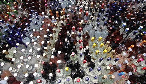 کشف ۵۹ بطری مشروبات الکلی در ورامین