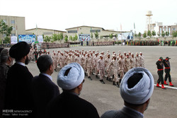 صبحگاه مشترک نیروهای مسلح استان اردبیل