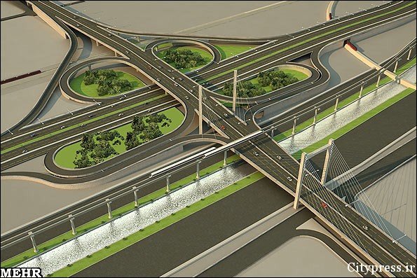 تلاش برای تکمیل آخرین پلهای تقاطع غیرهمسطح ثامن