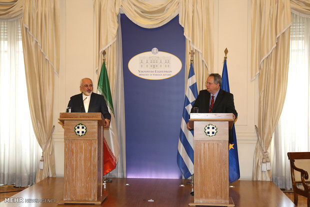 دیدارهای وزیر امور خارجه در یونان