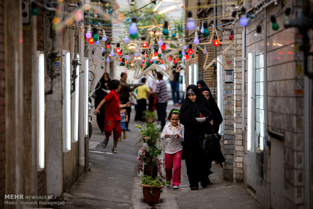 آذین بندی جشن میلاد حضرت مهدی (عج)