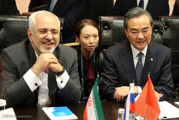 ایران، چين اور روس کے وزراء خارجہ کا سہ فریقی اجلاس