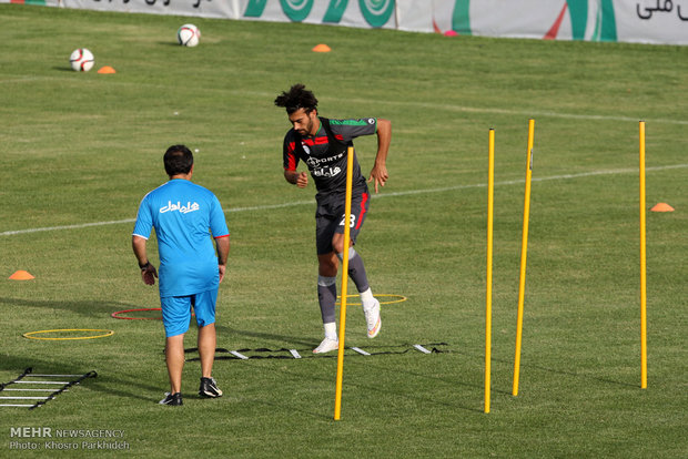 تدريبات المنتخب الوطني الايراني لكرة القدم