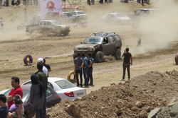مسابقات بین‌المللی اتومبیلرانی آفرود در قزوین آغاز شد