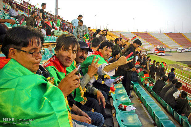 مباراة سوريا وافغانستان في مدينة مشهد