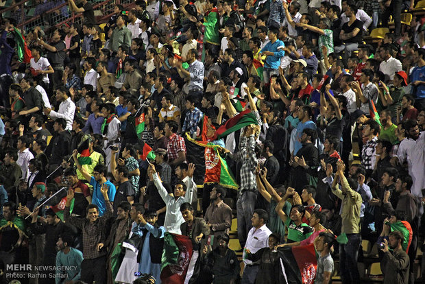 Suriye ve Afganistan futbol milli takımları karşılaşması